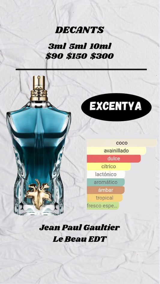 Decants de Jean Paul Gaultier le beau edt