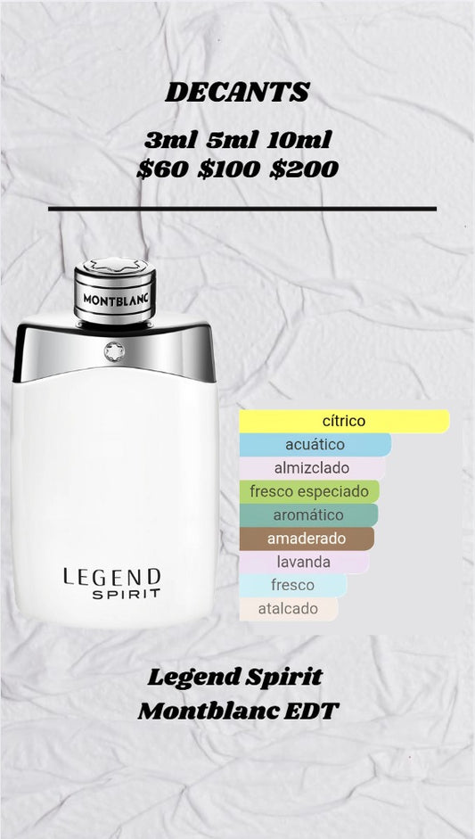 Decants de Montblanc Legend Spirit EDT
